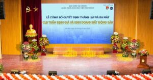 Học viện Tài chính ra mắt Câu lạc bộ Thẩm định giá và kinh doanh bất động sản